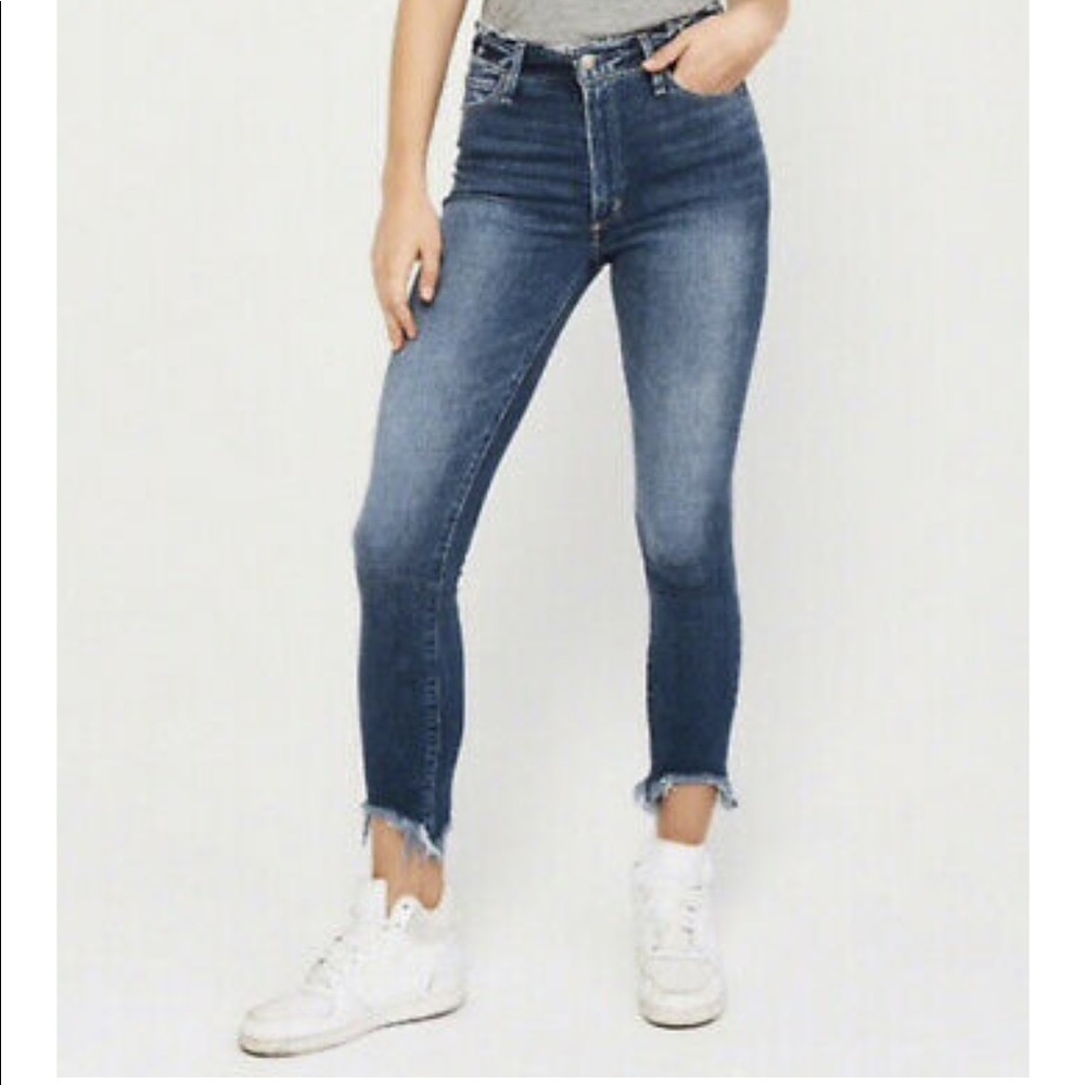 Abercrombie Simone High Rise Ankle Jeans